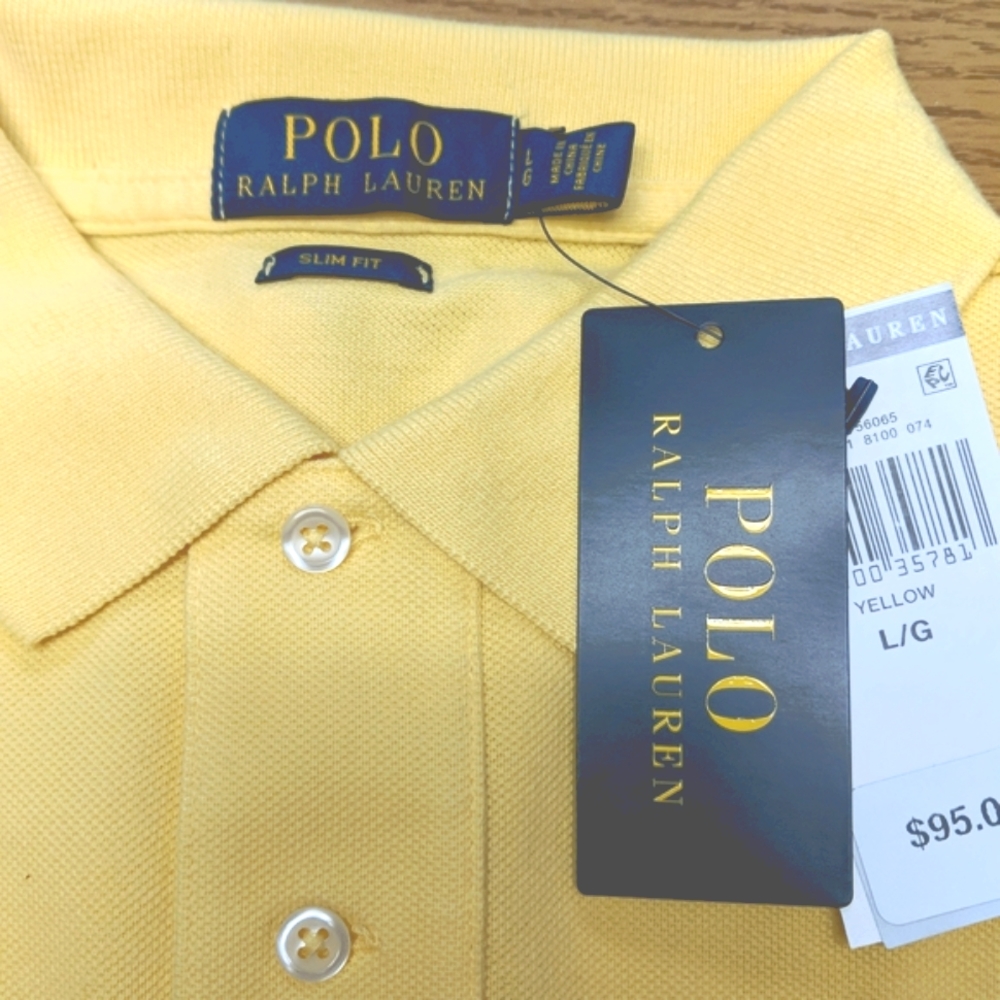 POLO Ralph Lauren Slim Fit Short Sleeve Polo Shirt - Picture 3 of 4